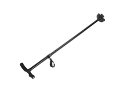 Bastón plegable de aluminio con base de 4 puntas y correa de muñeca para mayor apoyo