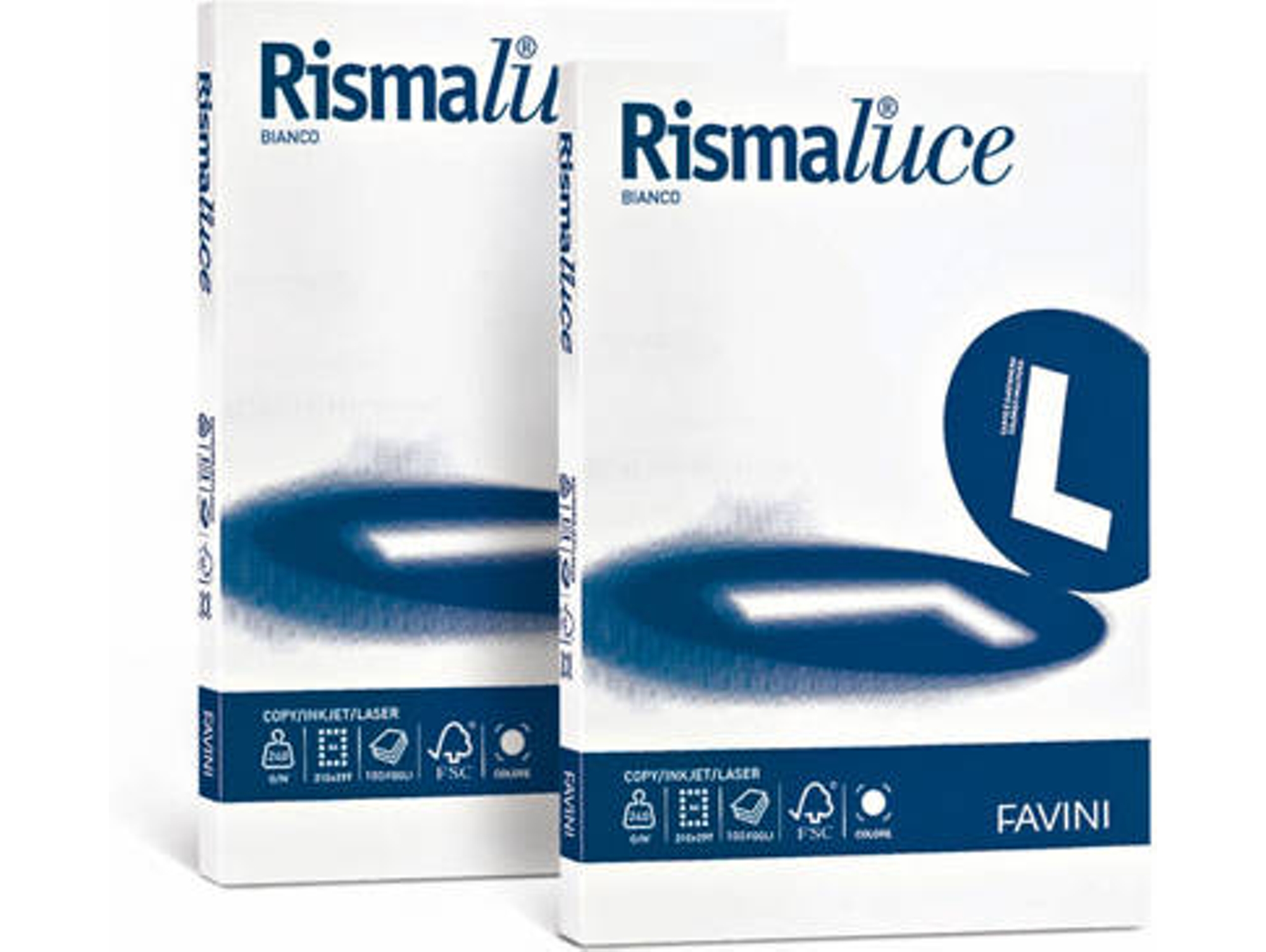 Papel para impresoras de inyección de tinta FAVINI Rismaluce Bianco