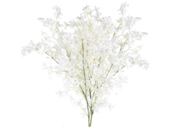 2026 3 piezas de flores de cerezo artificiales blancas de 115 cm, ramo de seda Sakura decorativo para jarrón, jardín, mesa y hogar
