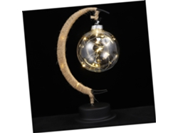 Lámpara De Mesa Decorativa Con Forma De Luna E Iluminación Led Integrada Para Dormitorio U Oficina.