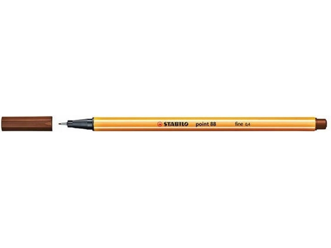 Bolígrafo Fineliner STABILO point 88 Marrón