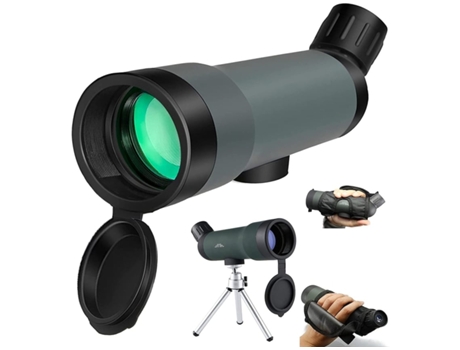 Binoculares De 10-30X50 Mm para Niños Y Adultos Óptica Pequeña Y Compacta Bk-7 Aumento Continuo Adecuado para Acampar O-Negro YIZHOOD