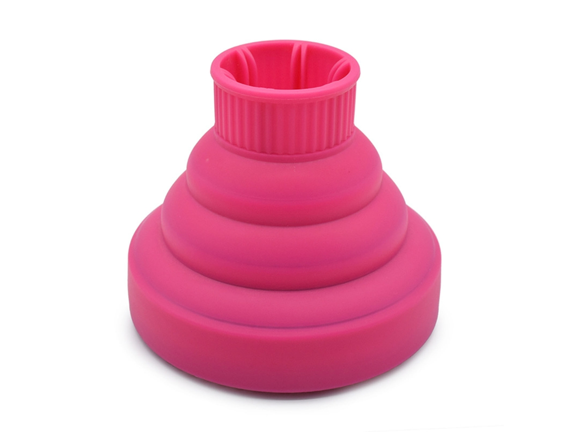 2026-difusor Plegável Para Secador De Cabelo De Silicone Portátil Para Viagem Vermelho Rosa