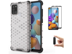 Kit Funda/protector Y Soporte Para Samsung A21s, Flexguard Rumble