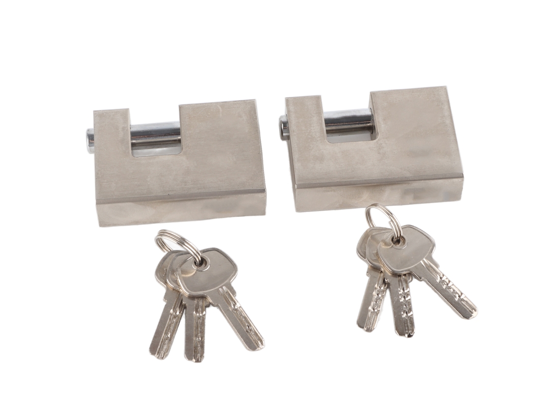 2 Candados Monobloque Resistentes Al Agua Con 6 Llaves Para Puerta De Garaje