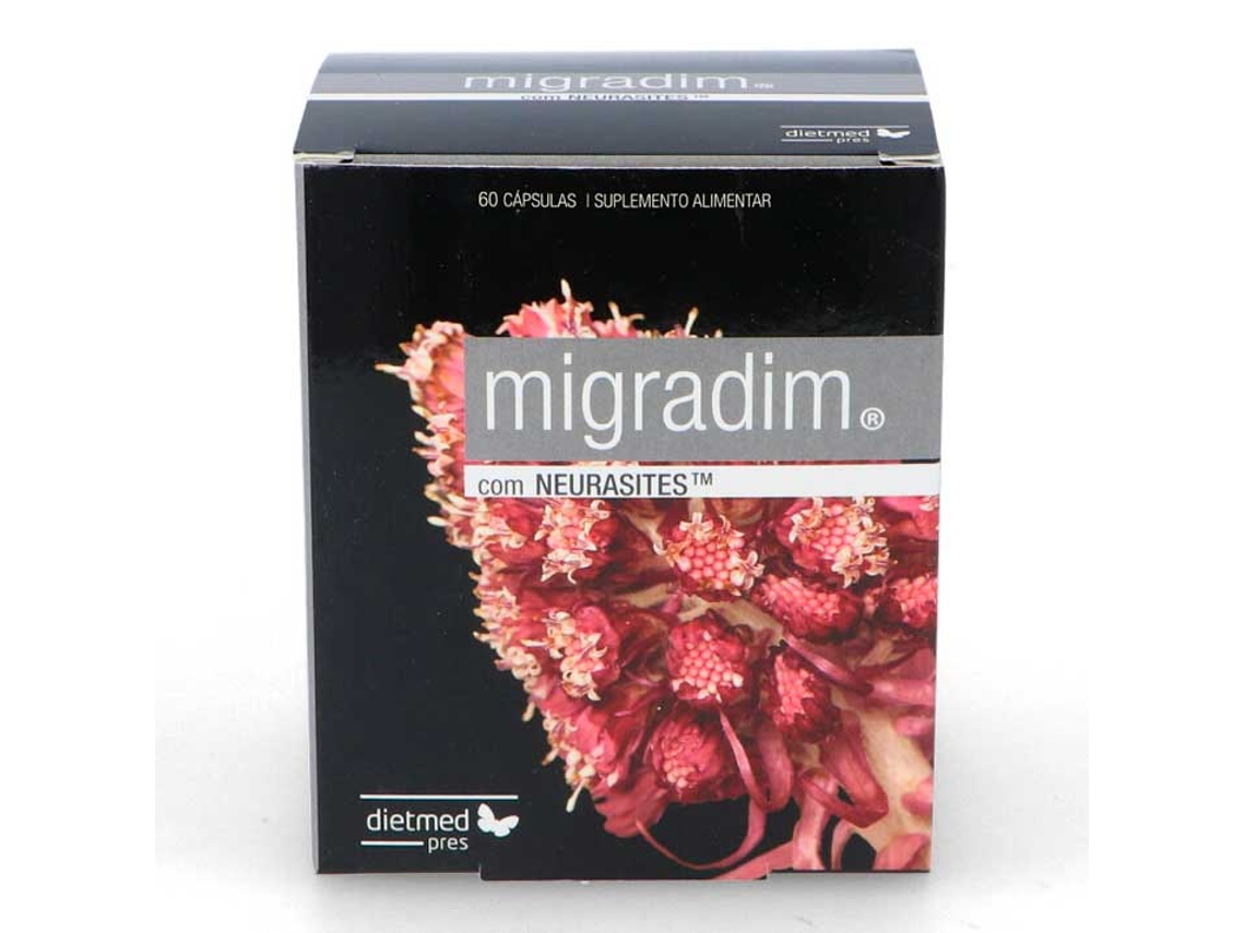 Complemento Alimentar DIETMED Migradim Com Neurasitas (60 cápsulas)