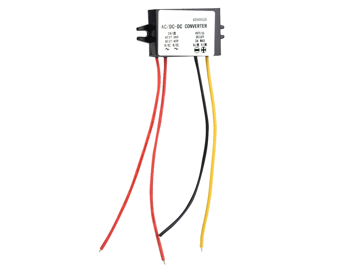 Módulo Convertidor De Potencia Ac24v-dc12v Con Regulador De Potencia De 2a Para Automóvil