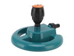 Aspersor De Jardín Giratorio De 360° Con Base Redonda De Abs Resistente Para Riego De Césped Y Jardín.