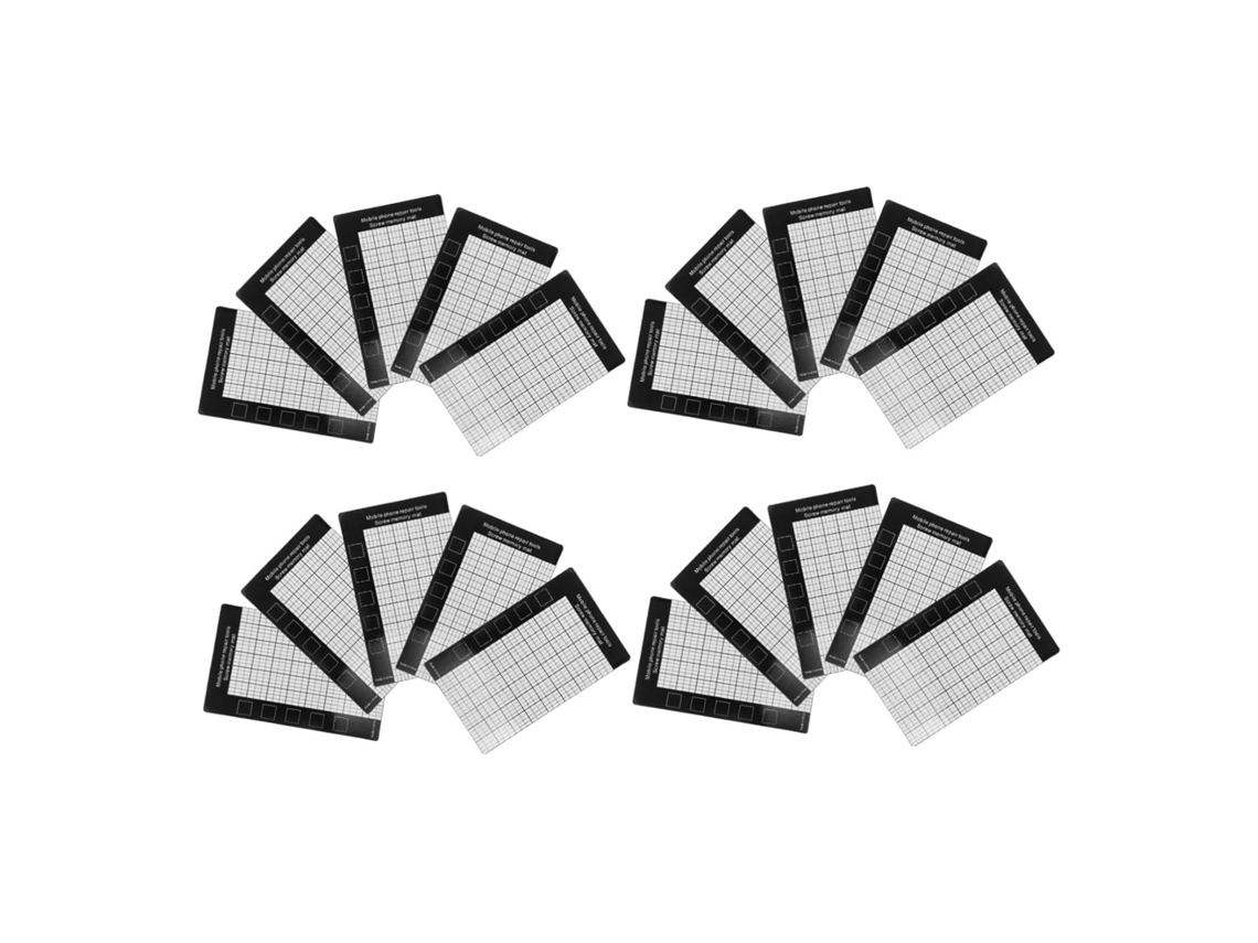 20 Alfombrillas Magnéticas Flexibles Para Guardar Tornillos Y Componentes, Portátiles Y Estables, Ideales Para Desmontar Teléfonos.