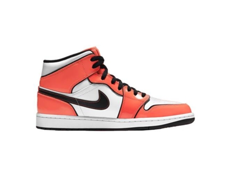 Botines NIKE Air Jordan 1 Mid SE Rojo, Blanco (Tam: 44.5 eu)