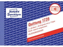 Cuaderno de Contabilidad AVERY 1735 (A6 - 40 Paginas)