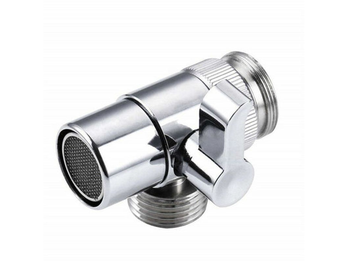 Desviador Para Grifo De Ducha, Válvula Desviadora De 3 Vías De Latón Macizo, Accesorio Flexible Para Jardín, Baño Y Cocina.