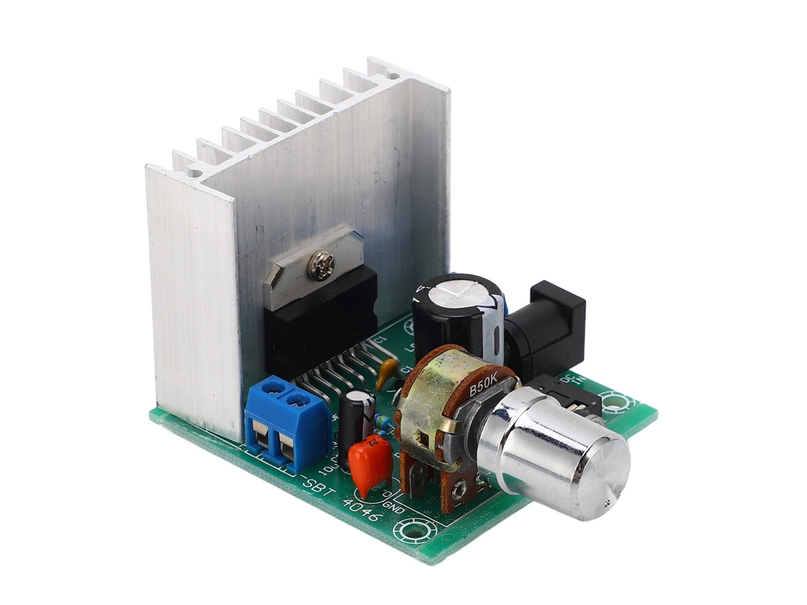 Placa PCB de amplificador de potencia digital sin ruido de 2 canales 2026as-2, audio 2.0, 15 W, DC12V
