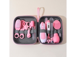 Kit De Cuidados 20 Em 1 Para Bebé,inclui Escova, Pente, Corta-unhas, Aspirador Nasal Rosa Hexinyigjly