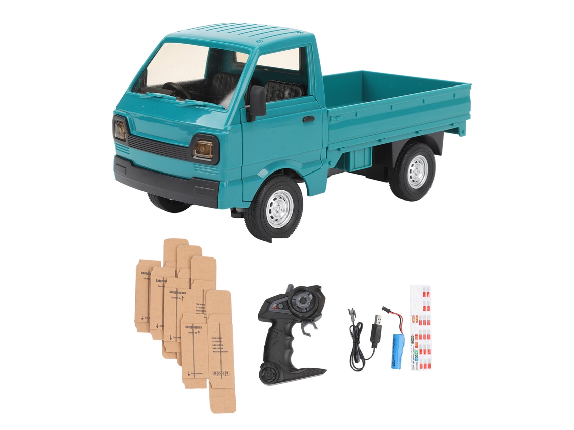 Ats-camión De Ciudad A Control Remoto Con Puertas Dobles, Luces Y Sonidos, Juguete Para Niños Verde