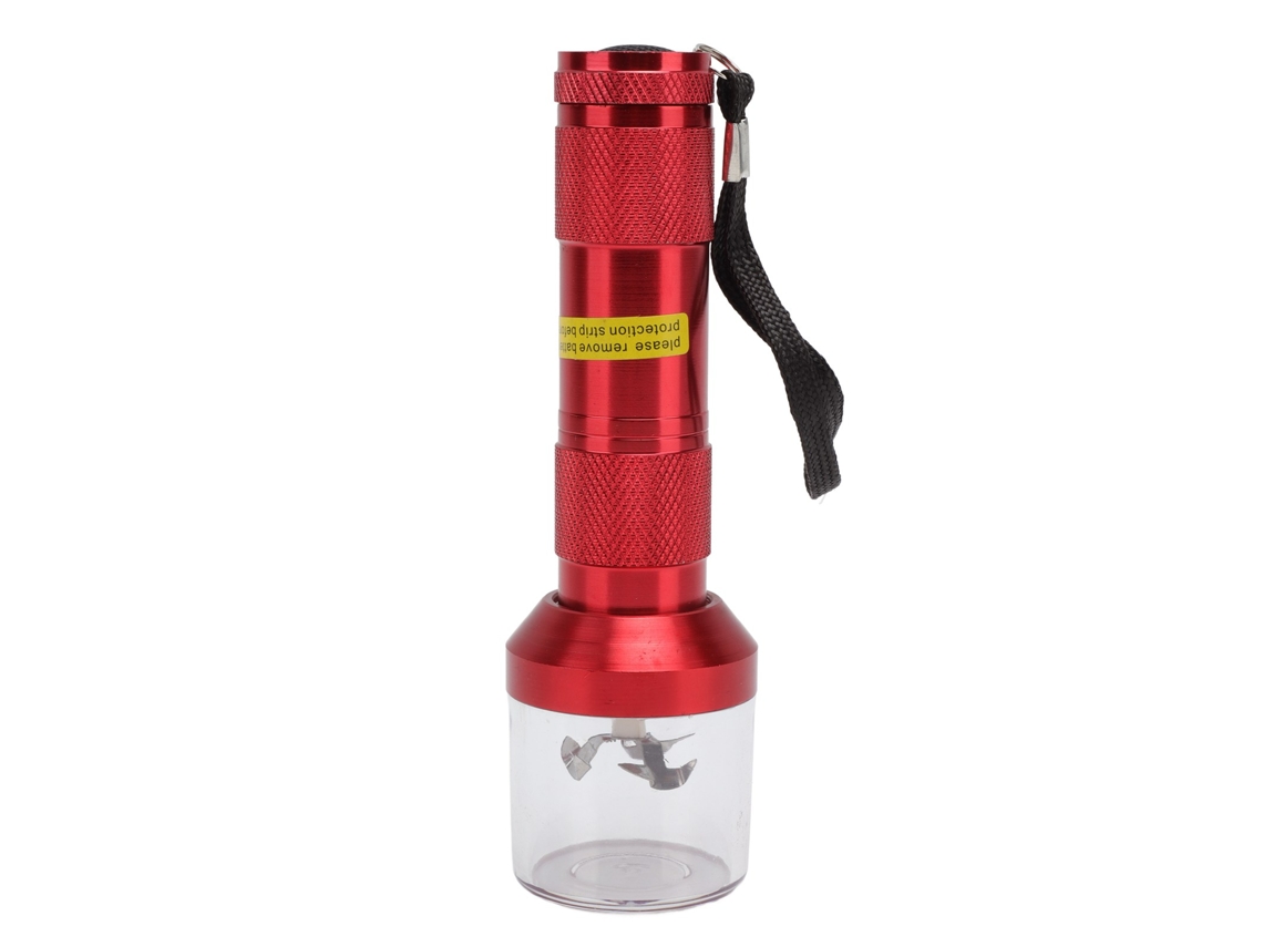 Molinillo Eléctrico De Hierbas, Tabaco, Aleación De Aluminio, Profesional, Molinillo De Especias Rojo