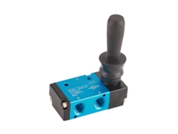 Válvula Neumática De Mano 2 Posiciones 3 Vías 1/4'' Control De Aire 3h210‑08