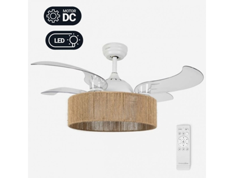 Ventilador de Techo UNIVERSAL BLUE Jaloque wfc (104 cm - 65 W)