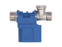 Válvula solenoide de 12 V com rosca macho G1/2 para entrada de água e interruptor de fluxo para dispensador de máquina de lavar roupa.