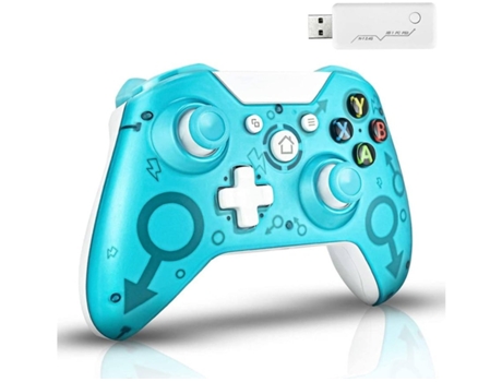 Mando inalámbrico para Xbox One Adaptador de mando inalámbrico de 2,4 Ghz Compatible con Xbox One/One S/One X/P3 Host/Windows 7/8/10 YIZHOOD