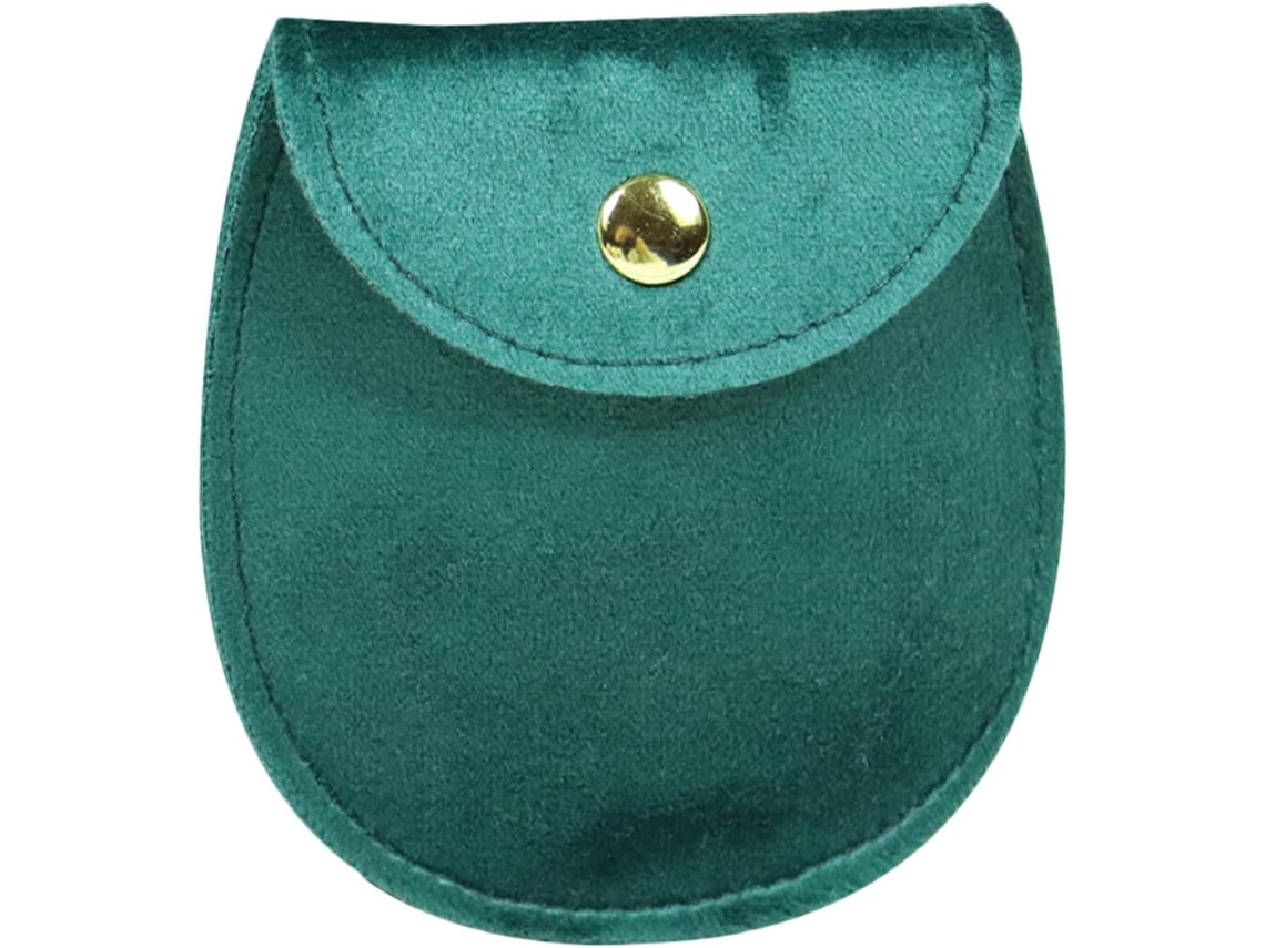 Bolsita Terciopelo Joyas Ideal Proteger Objetos Pequeños Relojes Cierre Botón Presión Perfecta Guardar