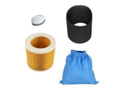 1 Juego de filtros de espuma para aspiradora Karcher MV1 WD1 WD2 WD3 serie WD NT, accesorios para bolsas protectoras de motor