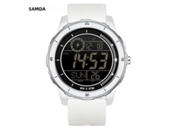 Reloj deportivo electrónico para hombre con alarma de fecha LED, resistente al agua y a los golpes de grado militar.