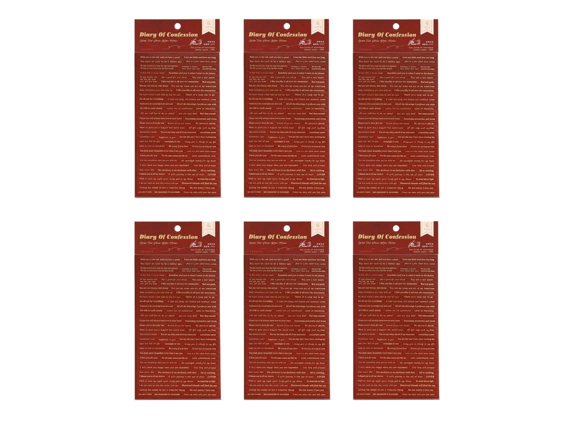 6 Hojas De Pegatinas De Palabras Estilo Vintage Impermeables Pet Fáciles De Usar Para Agenda, Scrapbook Y Manualidades Diy