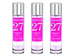 3x Perfume de Mujer Nº27 150ml CARAVAN