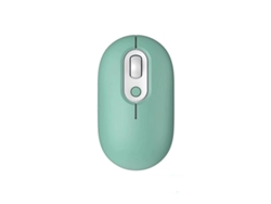 Ratón inalámbrico Yizhood elegante, silencioso, de modo dual, 2,4 G, Bluetooth 5,2, recargable, óptico, para juegos deportivos, regalo para niña, color verde