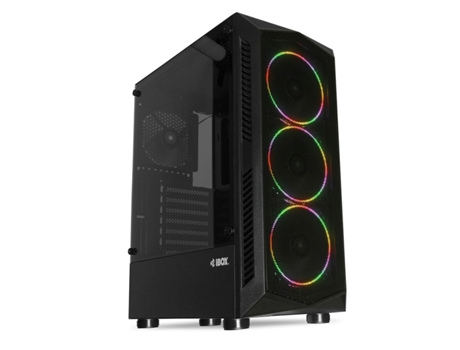 Caja Semitorre ATX OLU27 (Negro ATX mATX Midi-Tower) IBOX