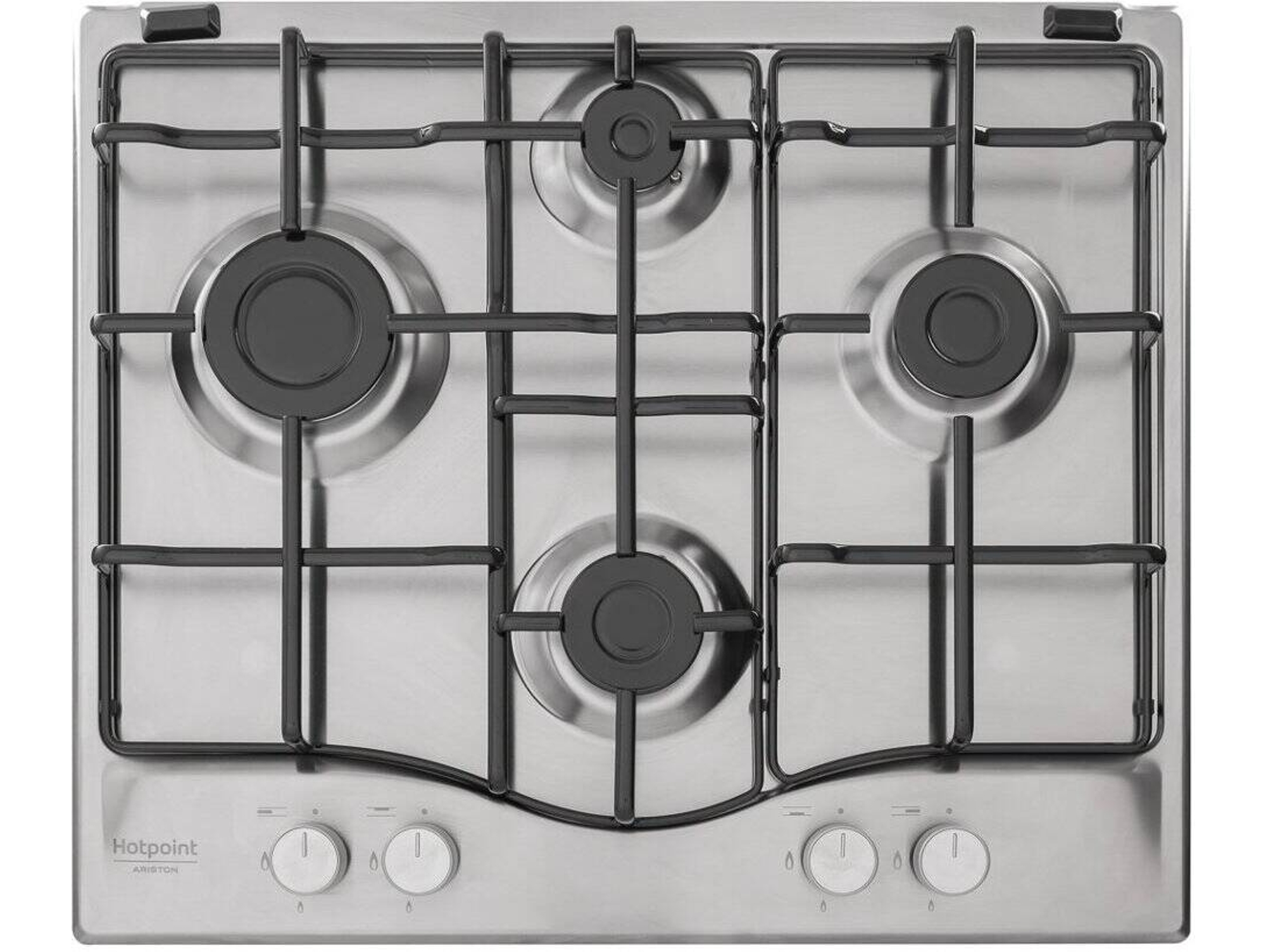 Placa de gas HOTPOINT PCN 642 IX (Gas natural - 60 cm - Inox)
