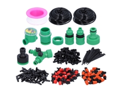 Kit de riego con temporizador y goteros regulables 30m