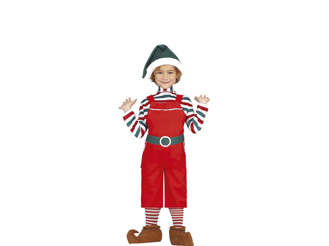 Disfraz de Niño GUIRMA Elfo Do Papá Noel (7-9 años)
