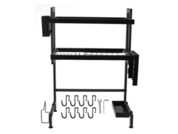 Estante Para Platos Sobre El Fregadero, De Gran Capacidad, De Metal Grueso, Para Secar Platos En La Encimera De La Cocina, De Dos Niveles