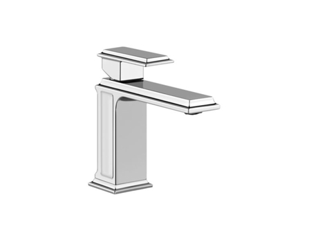 GESSI Eleganza, grifo monomando para lavabo, conexión de manguera con pieza de unión, sin desag&uuml,e, 46002