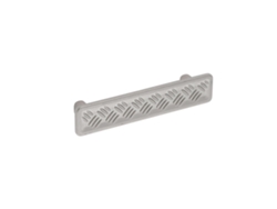 Tirador para mueble Aleación de zinc / Porcelana. Estilo clásico. Distancia entre centros 128. Plata Nottingham HARDWAREXCHANGE