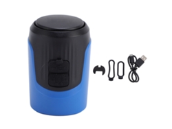 Bocina Eléctrica Para Bicicleta, Azul, 125 Db, Recargable, Antirrobo, Resistente A La Lluvia (ipx5).
