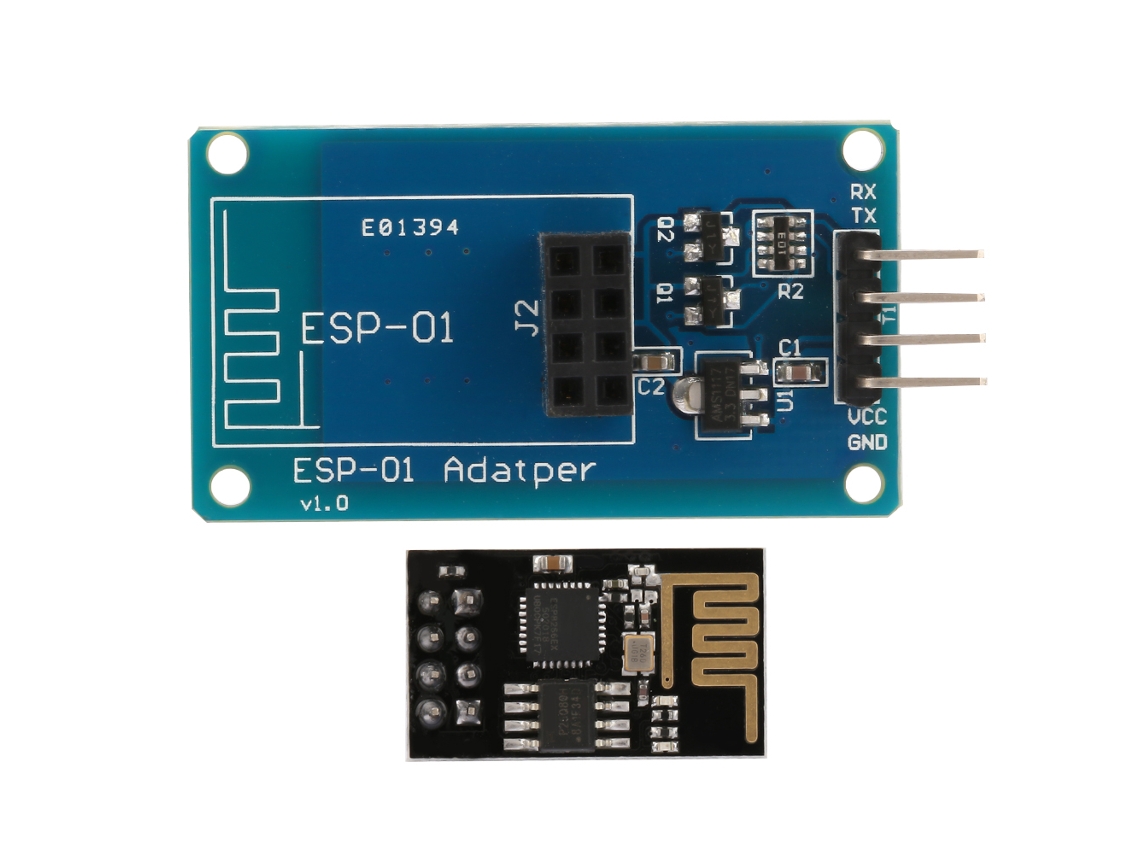 Módulo De Transceptor Inalámbrico Wi-fi Serial Esp8266 Esp-01 Con Adaptador