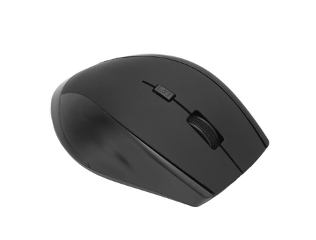 HURRISE Ratón óptico con cable Ratón con cable 2 4Ghz 1600 Dpi 6 botones Ratón de computadora con batería