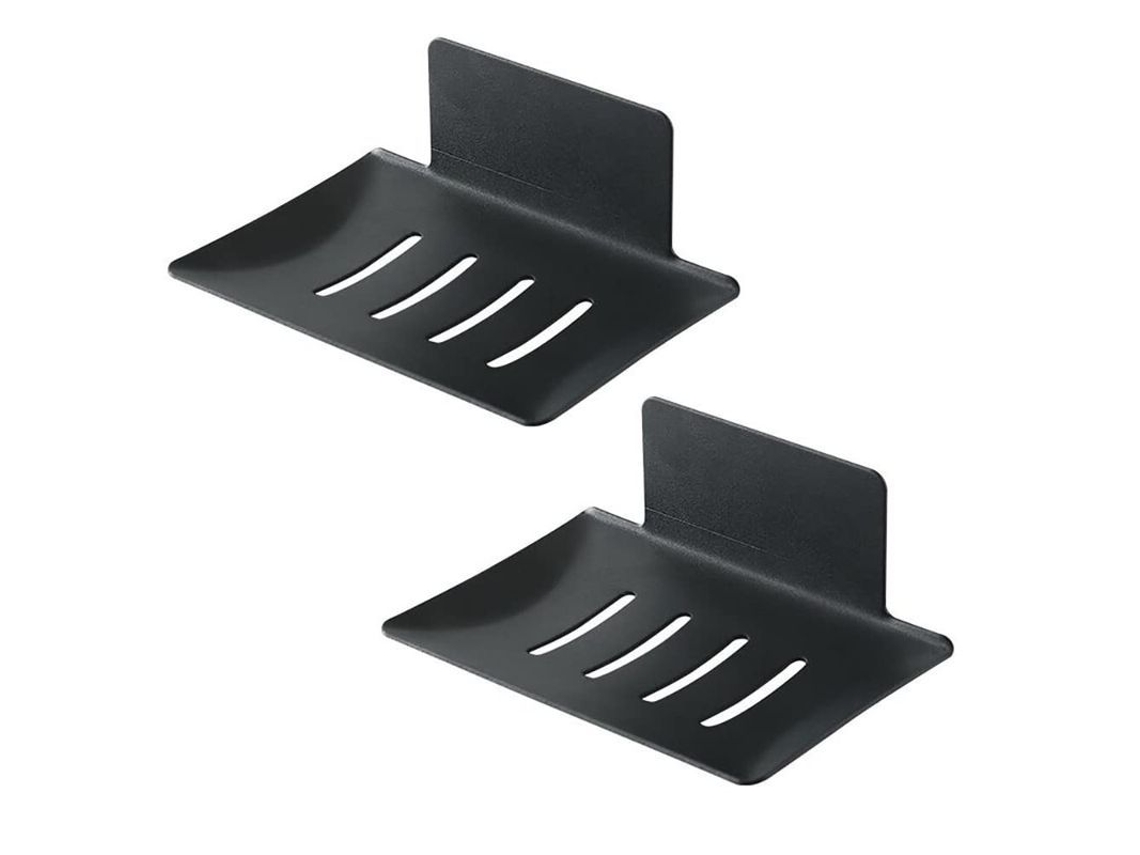 2026-plato De Jabón Adhesivo 2 Piezas Acero Inoxidable 304 Sin Taladrar Pared Baño Cocina
