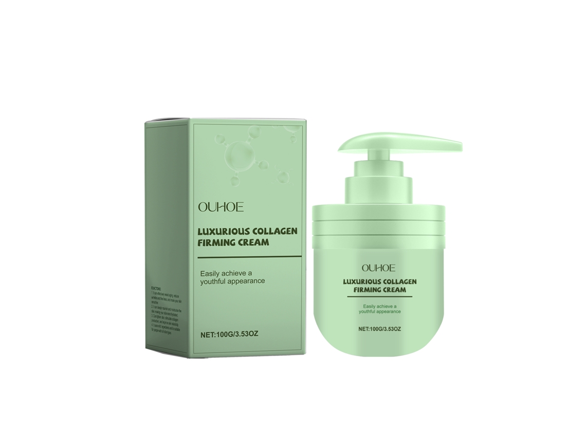 Crema hidratante antiarrugas con colágeno