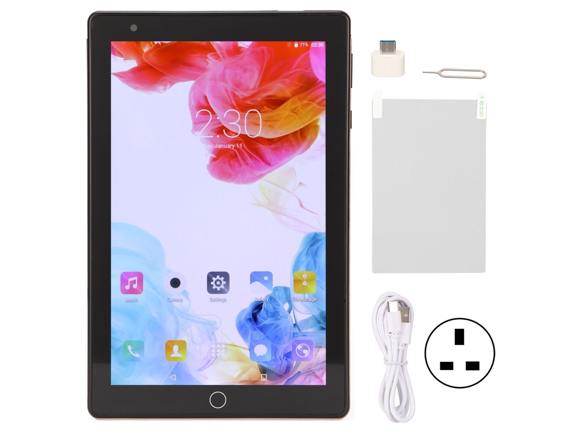 Tableta PC HD de 8 pulgadas en oro rosa con Android 5.1, 2 GB de RAM, 32 GB de ROM, color dorado claro
