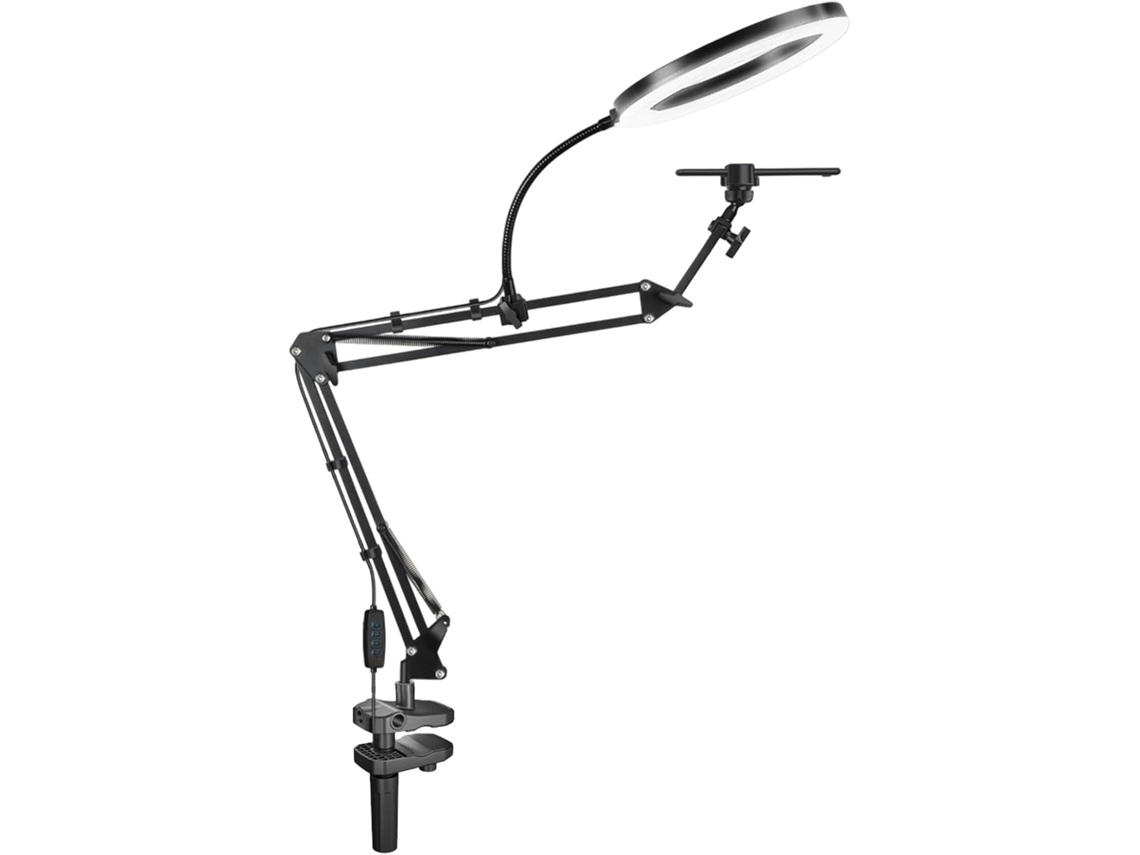 Soporte Ajustable Para Teléfono Con Anillos Para Cámara - Brazo Para Vídeo En Directo -