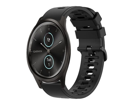 Correa Smartwatch Para Garmin Garminmove Style 20Mm Negra VENISYMLIS