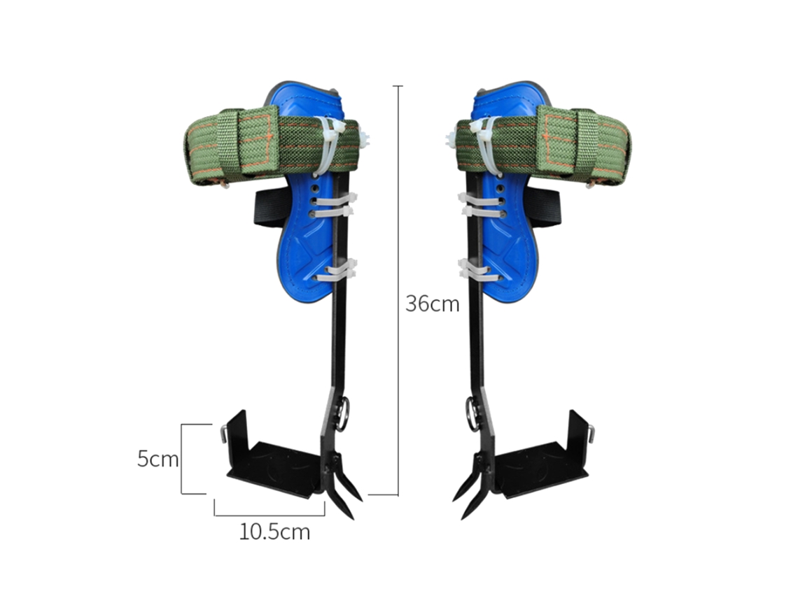 Juego De Puntas De Escalada De Acero Inoxidable Con Cinturón Ajustable Para Árboles, Postes Y Frutales.