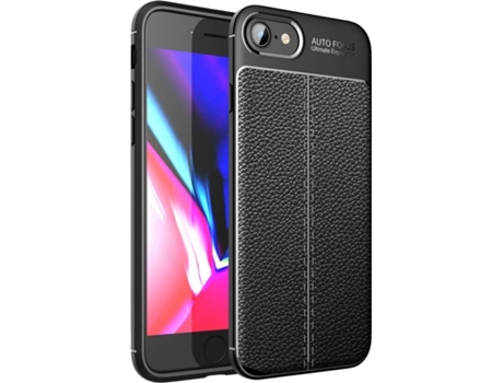 Carcasa iPhone SE 5G 2022 Rugged Leather Negro