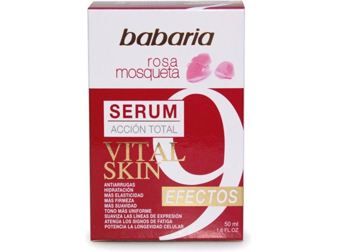 Babaria Serum 9 Efeitos Pele Vital Rosehip 50ml