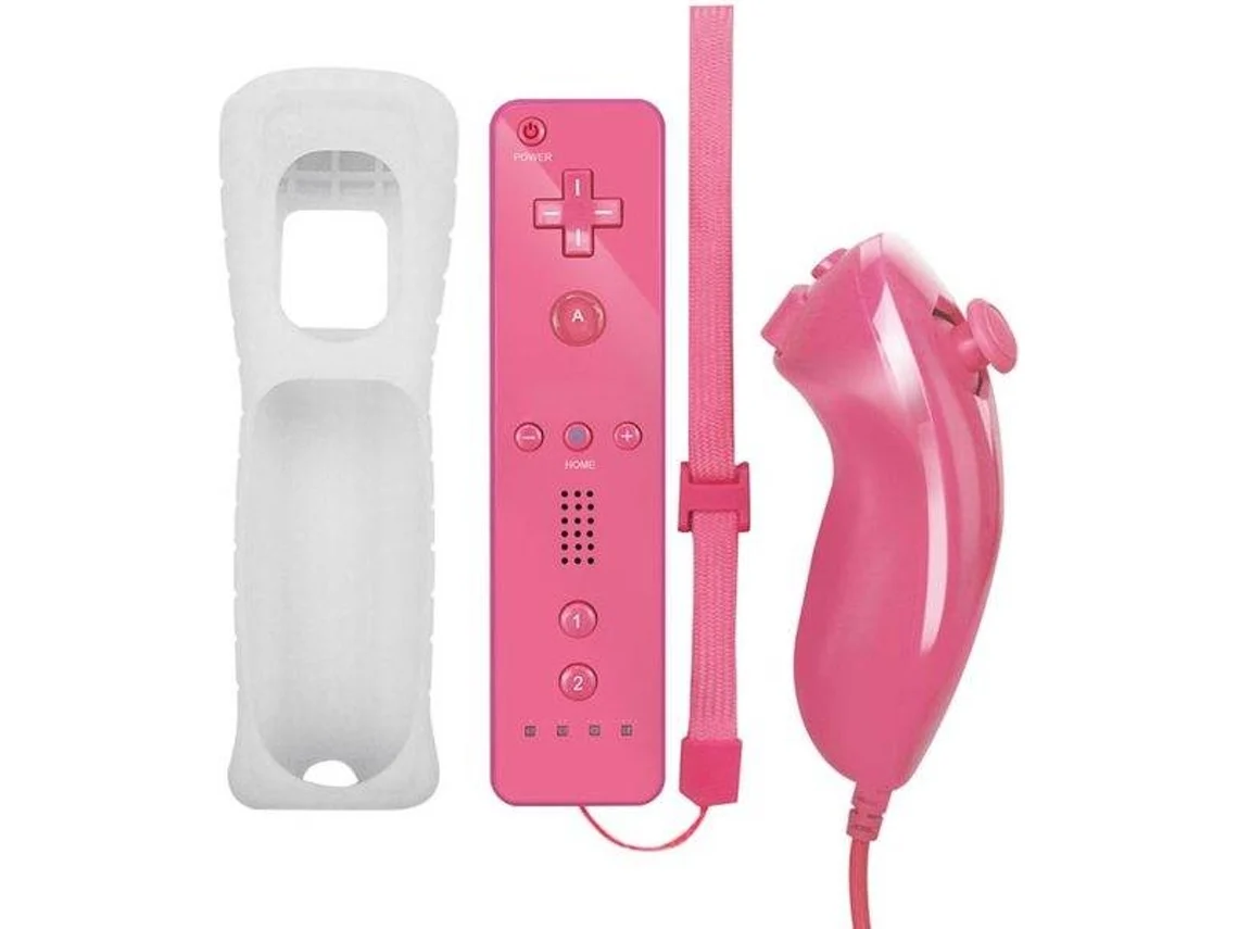 Mando para Nintendo Wii WII-2024-4 rosa (inalámbrico)