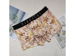 2026-ropa Interior De Pareja De Encaje Sexy De Seda Hielo Bajo Talón Para Mujer Y Boxer Cómodo Para Hombre Secado Rápido Sin Costuras